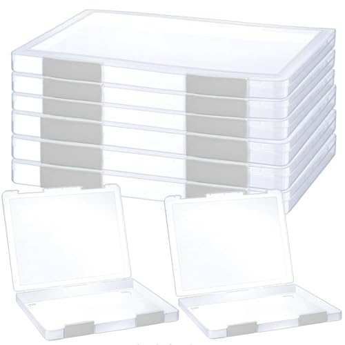 Clear A4 Plastic File Storage Box X77517