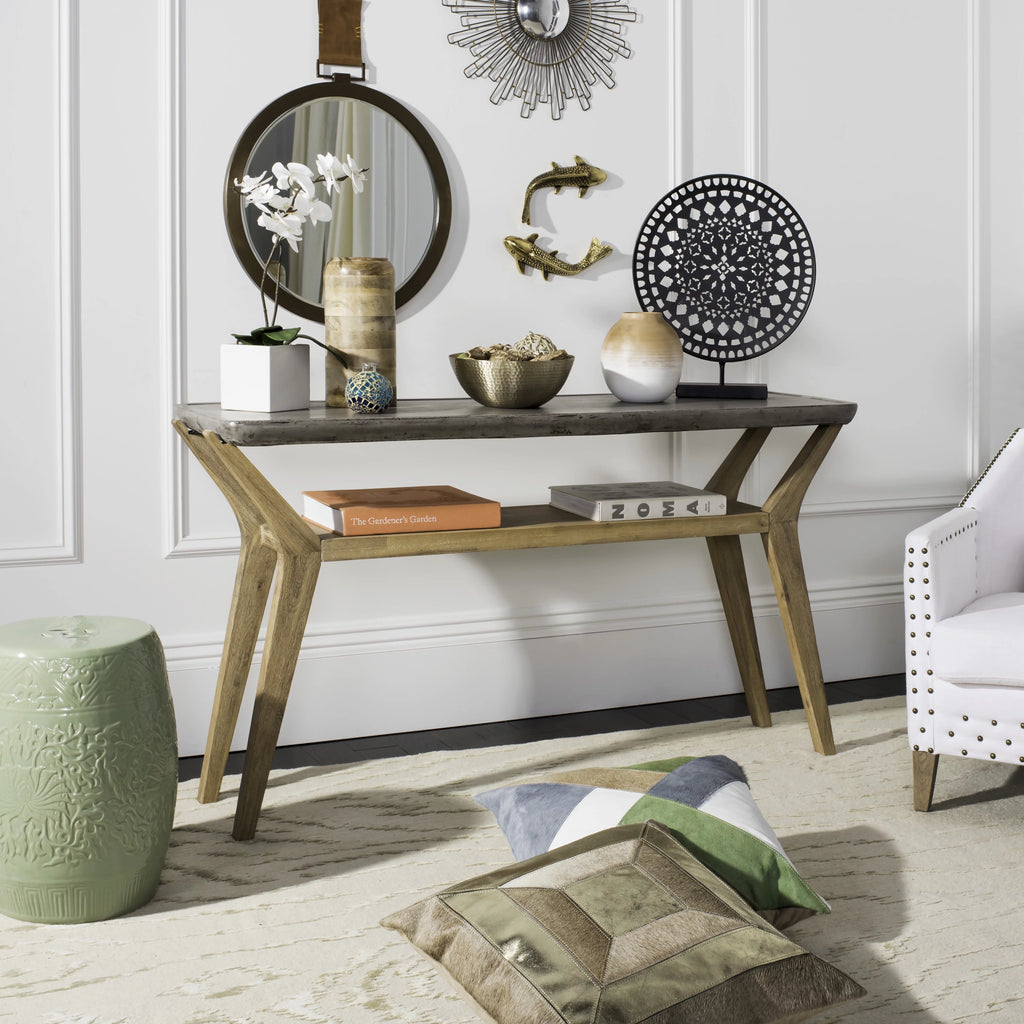Indoor/Outdoor Concrete Console C40322