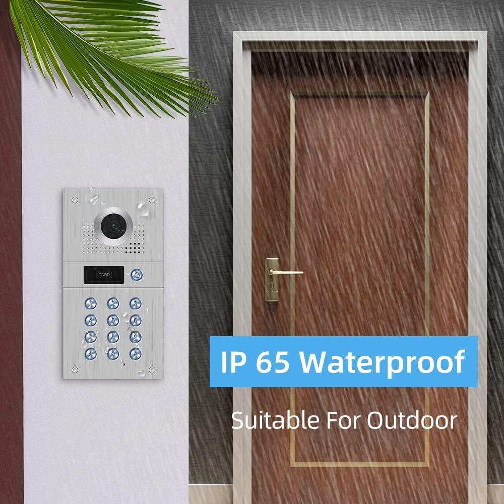 7 Inch Wired Video Doorbell 960P Camera IP65 Waterproof P23620