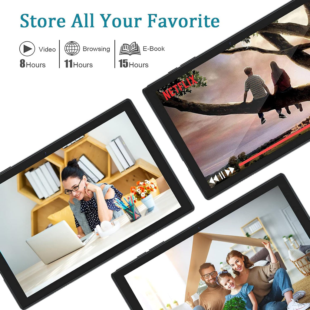 10 inch Android Tablet 32GB Black Z38657