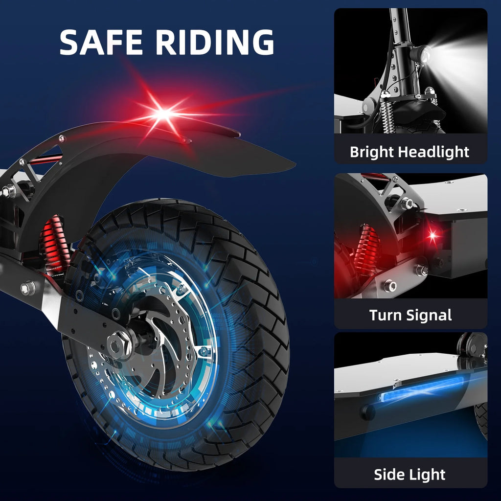 Electric Scooter 35 mph 40 Miles 1300W Foldable J935115