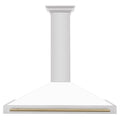 48 Stainless Steel Range Hood with White Matte Shell R562731
