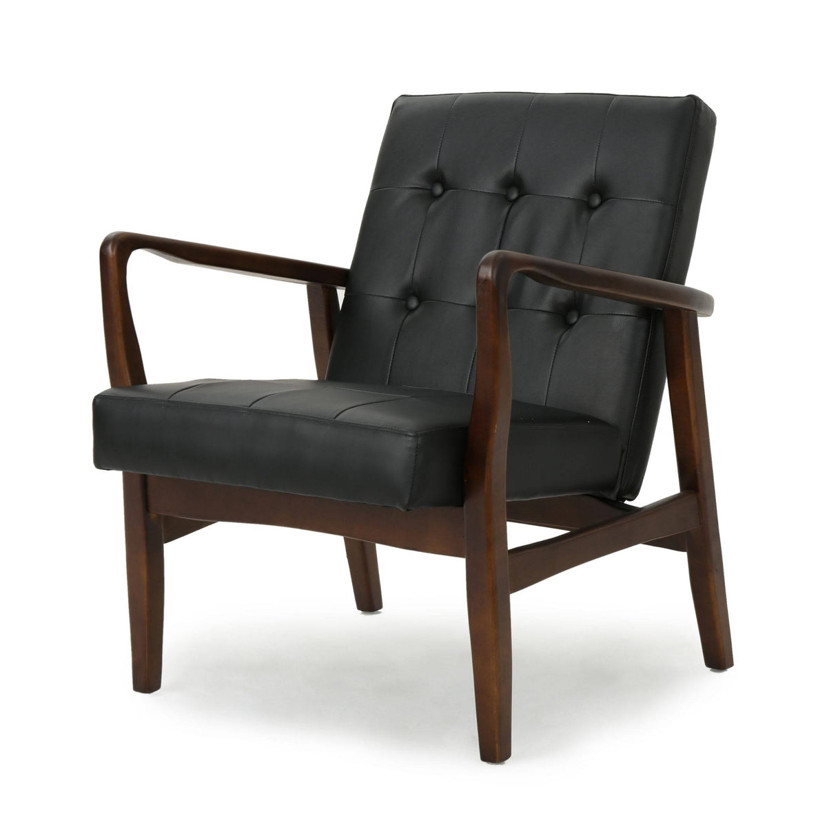 Modern Black Club Chair U61777