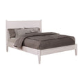 White Queen Platform Bed D3116
