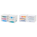 White 3-Drawer Plastic Desktop Organizer, 2 Pack V702274