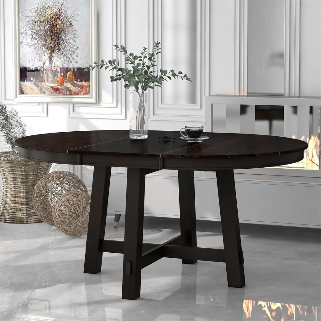 Round Extendable Dining Table X4739