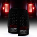 Black Smoke LED Tail Lights Brake Lamps I6314