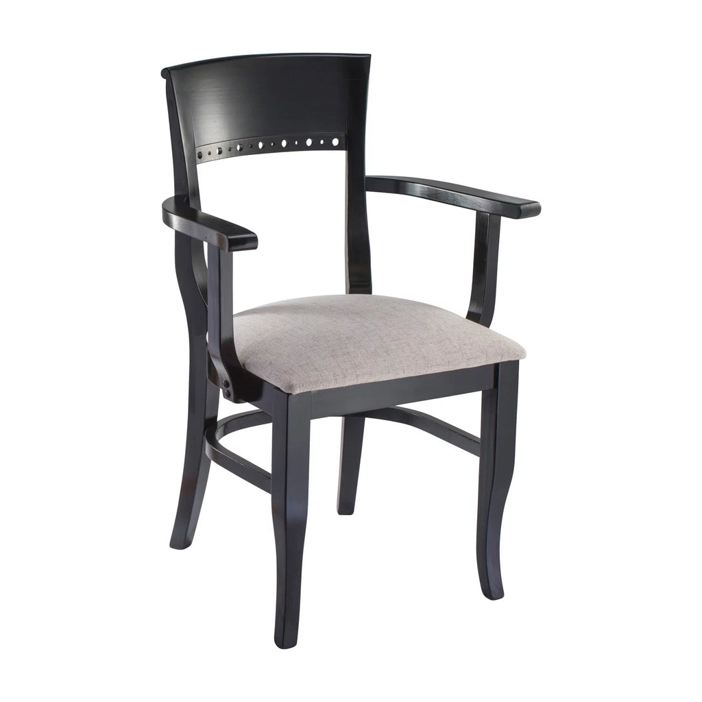 Cherry and Black Dining Arm Chair T154098