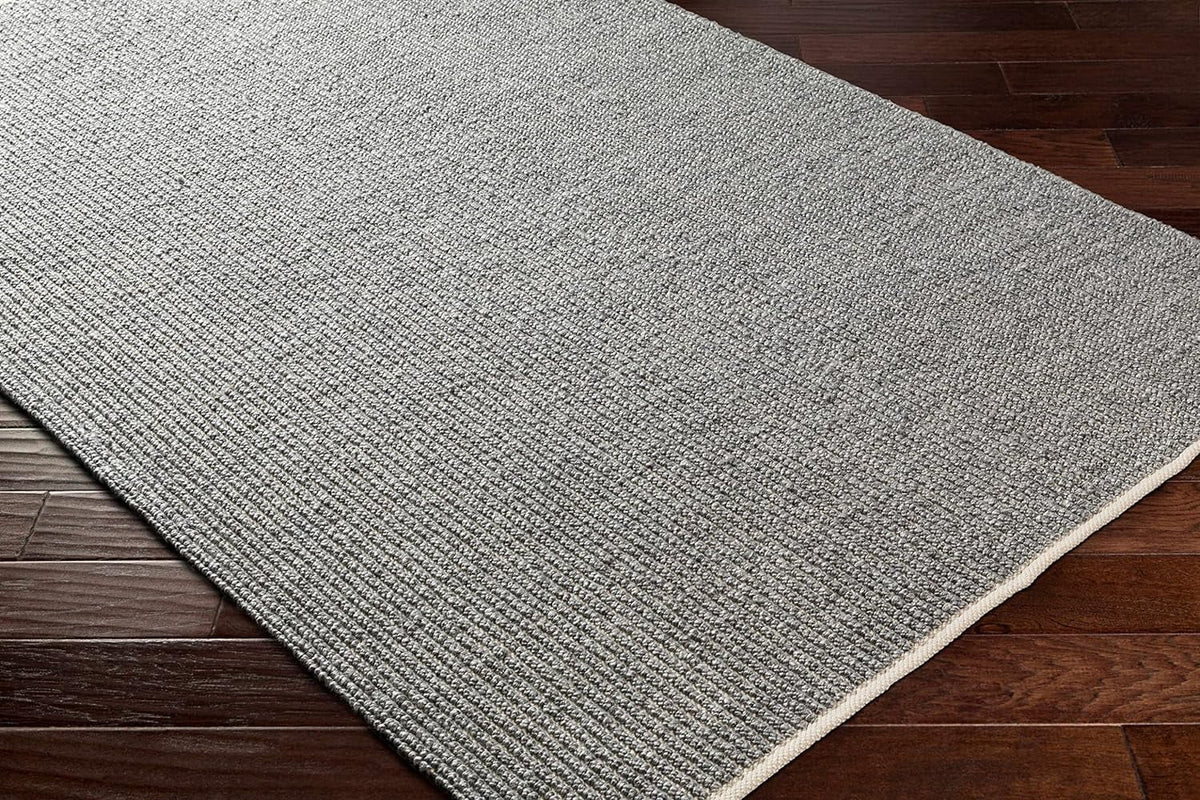 Gray Black 5' X 7'6" Area Rug Z5520