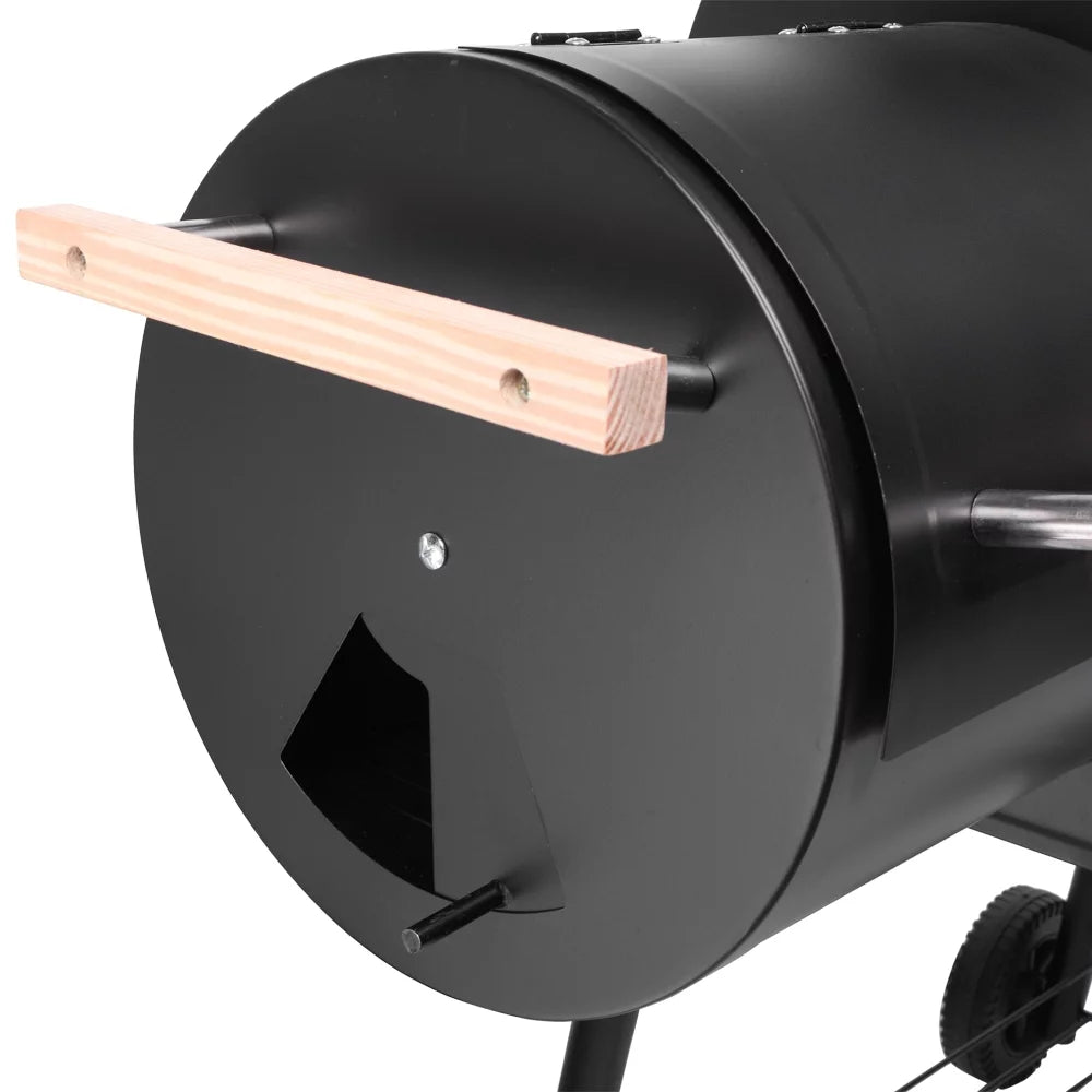 Portable Charcoal Grill and Offset Smoker K889962