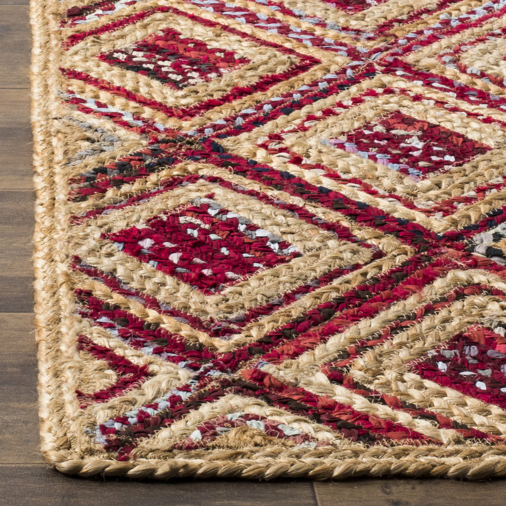 Natural Red Jute Area Rug 9' x 12' U5736