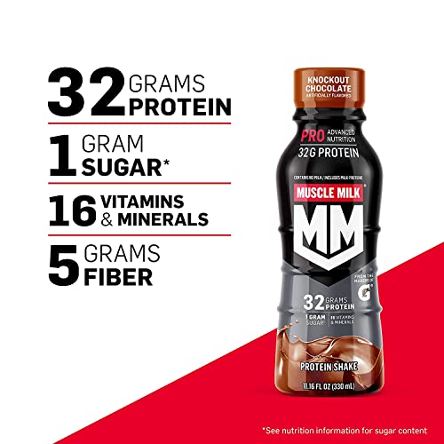 Intense Vanilla Protein Shake 32g Protein 1g Sugar 11.16 Fl Oz Pack of 12 S7347