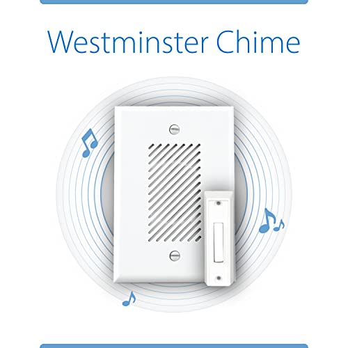 White Electronic Door Chime Kit F38411