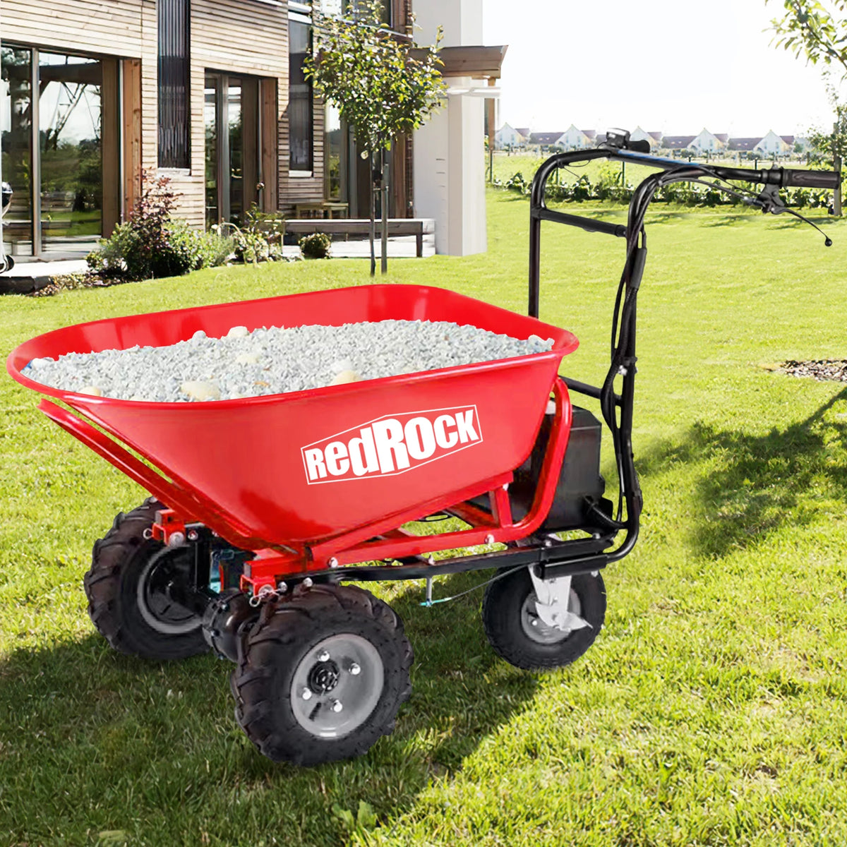 Electric Powered Utility Cart 48V28Ah 500W 500lbs Capacity M414292