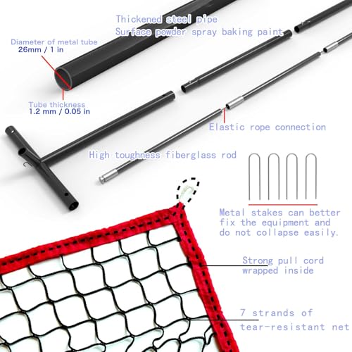 7 ft x 7 ft Baseball and Softball Net with Strike Zone G976