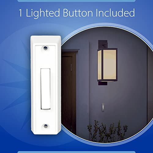 White Electronic Door Chime Kit F38411