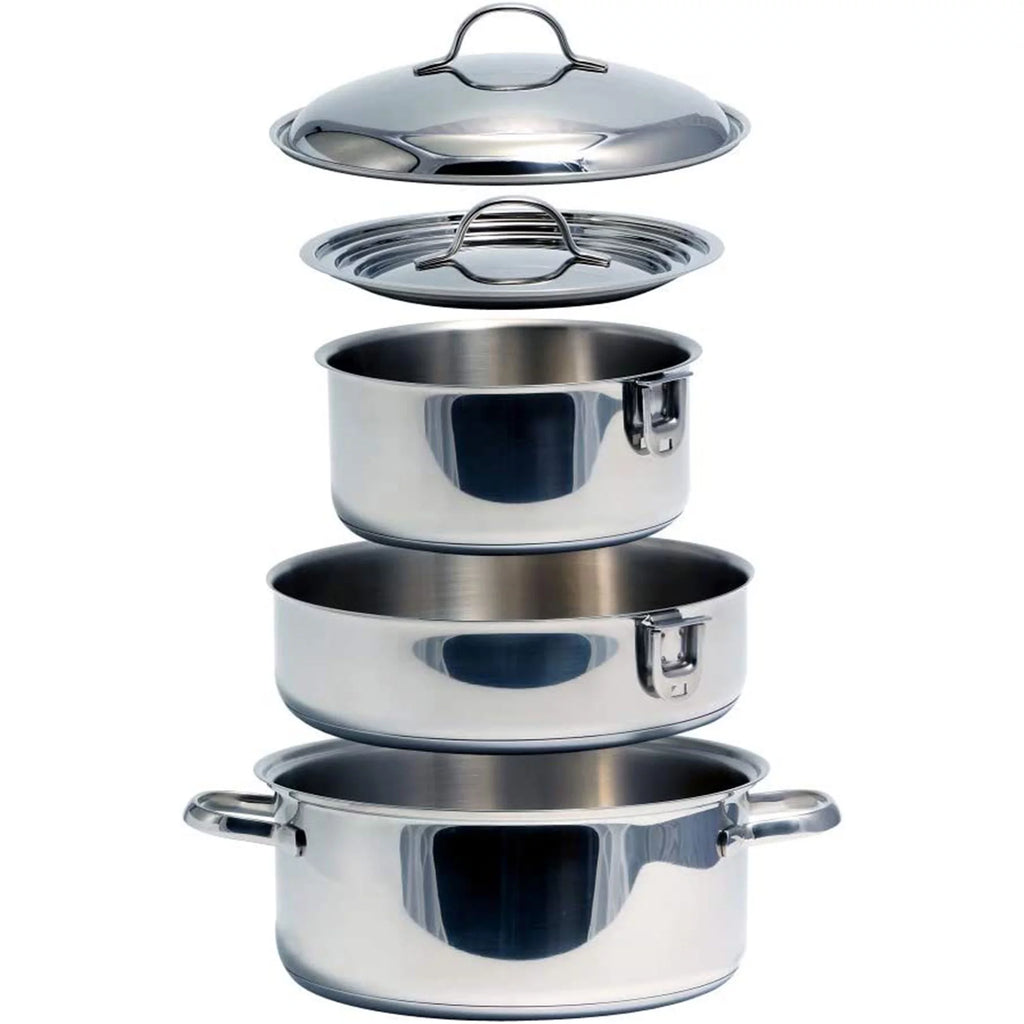 7 Piece Stainless Steel Cookware Set O280887