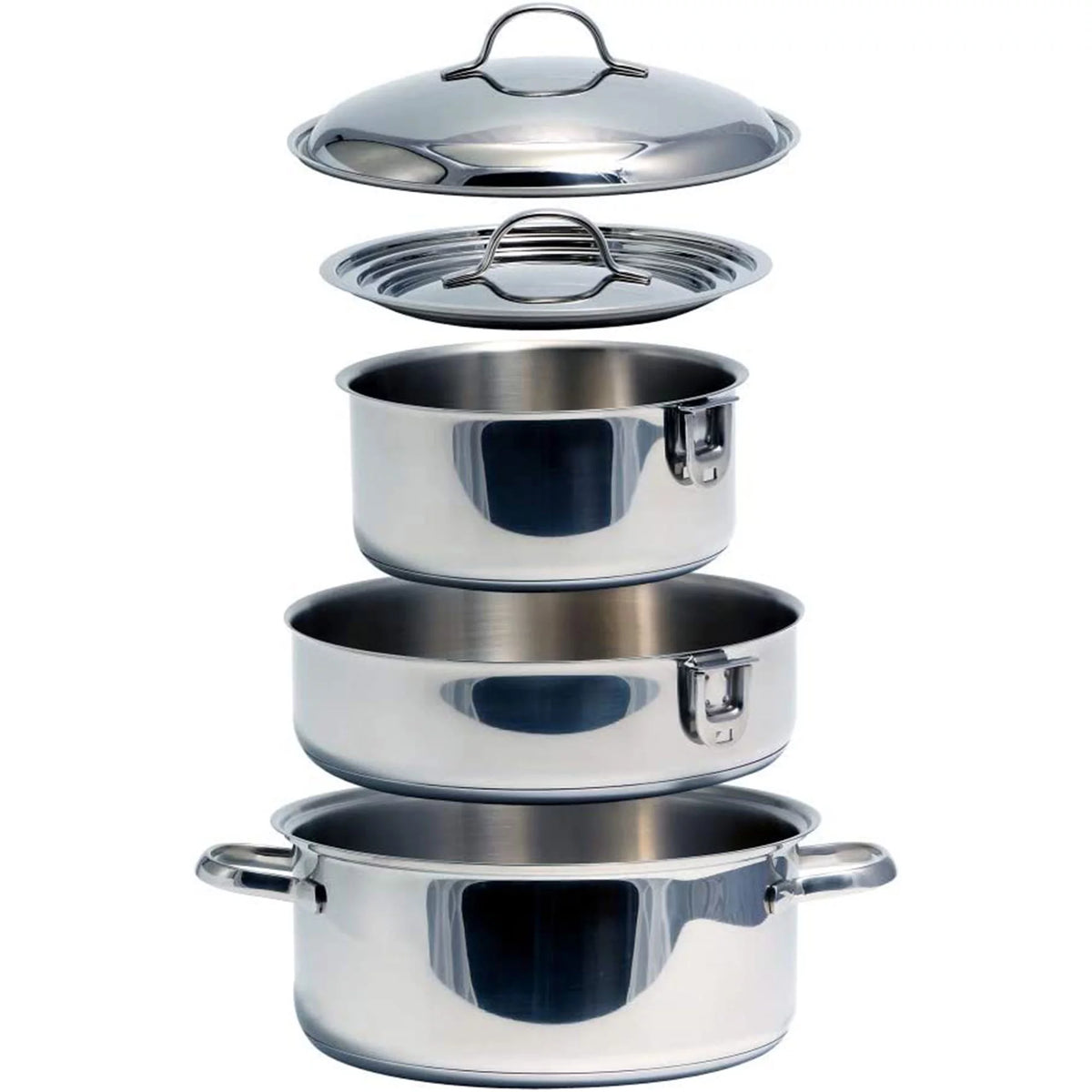 7 Piece Stainless Steel Cookware Set O280887