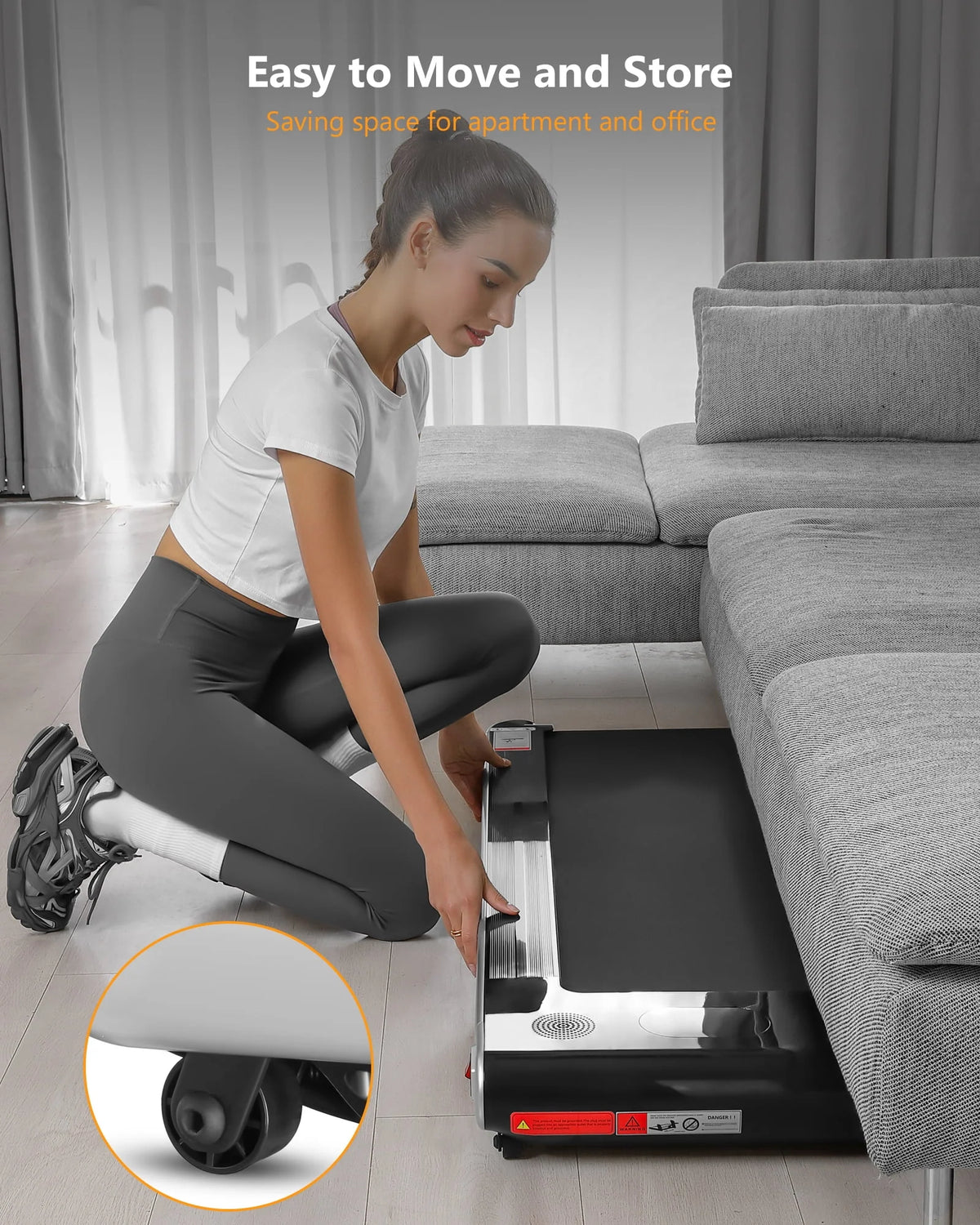 Electric Treadmill with LCD Monitor G58107