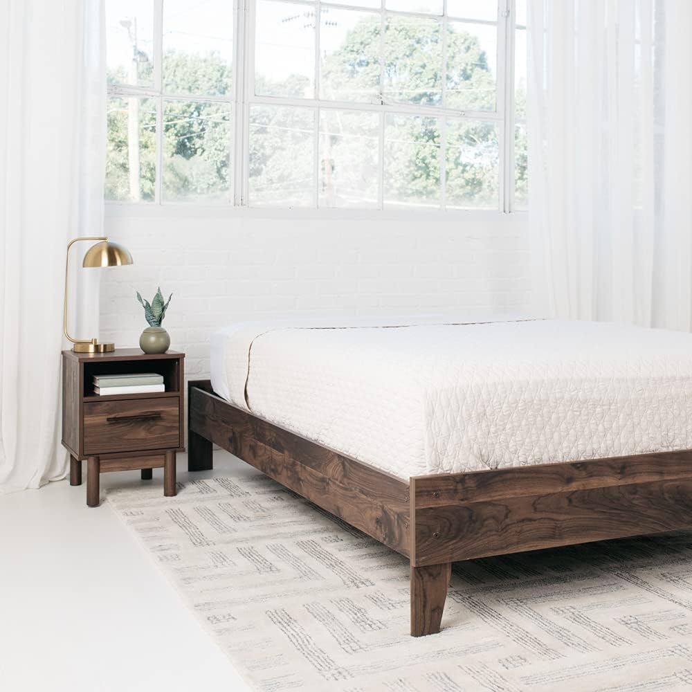 Full Mid-Century Modern Platform Bed R776