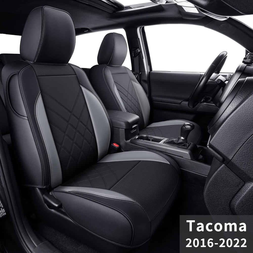 Black 2 pcs Tacoma Seat Covers Z1240