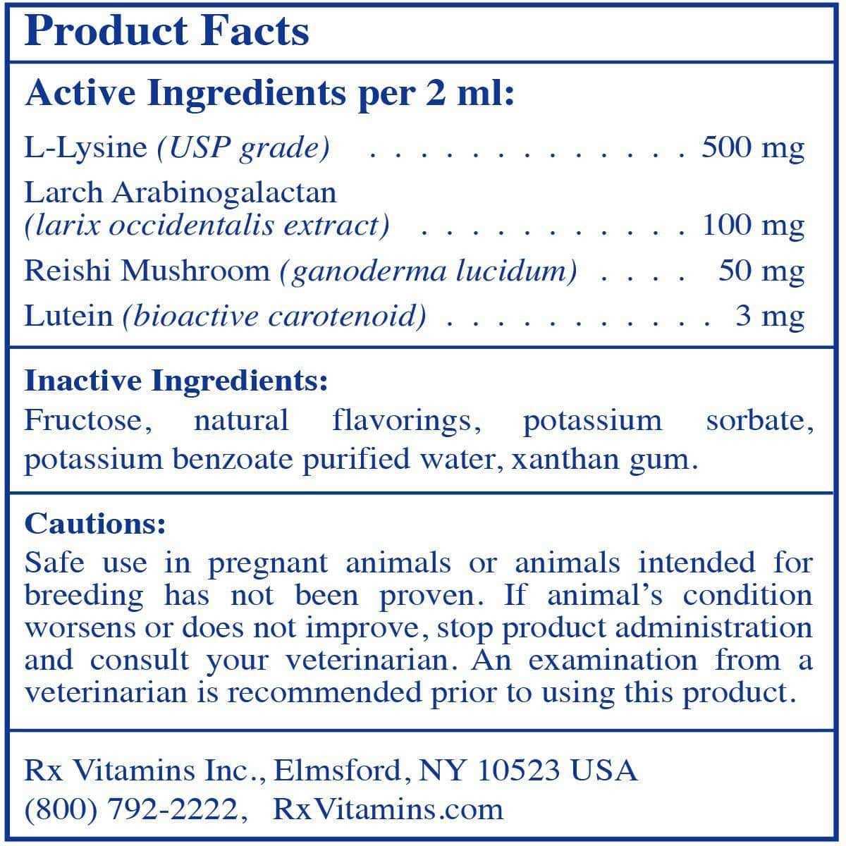 Liquid Immuno for Pets A8432