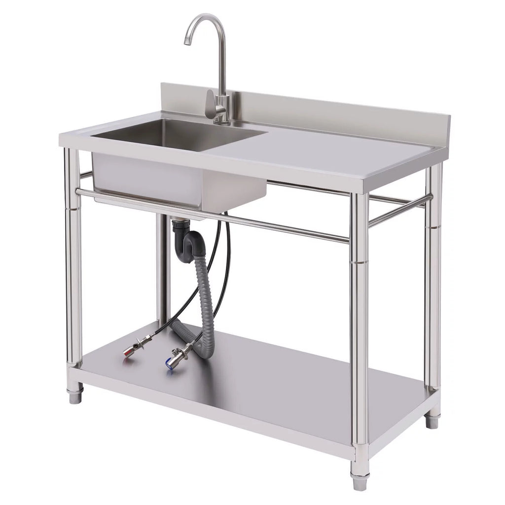 Stainless Steel 1 Compartment Utility Sink D793