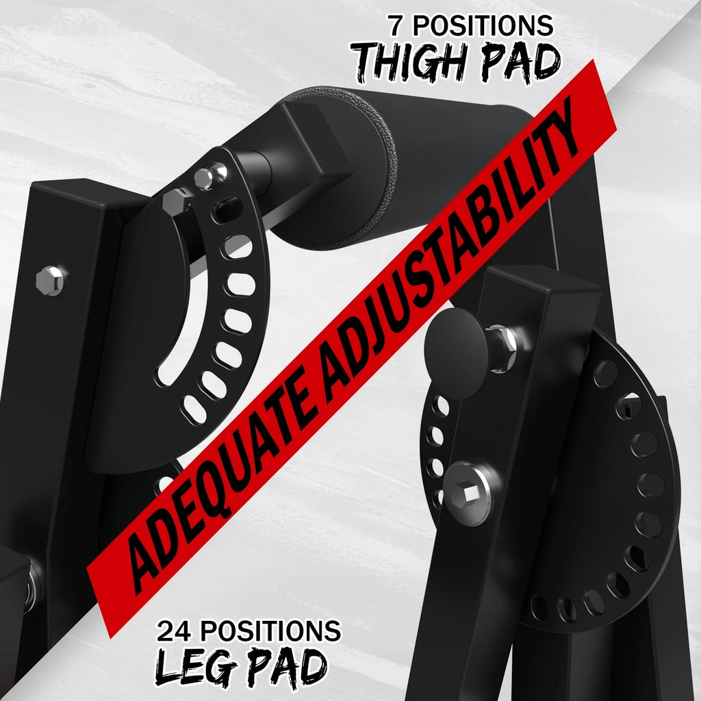 Adjustable Plate Loaded Leg Extension and Curl Machine A43527
