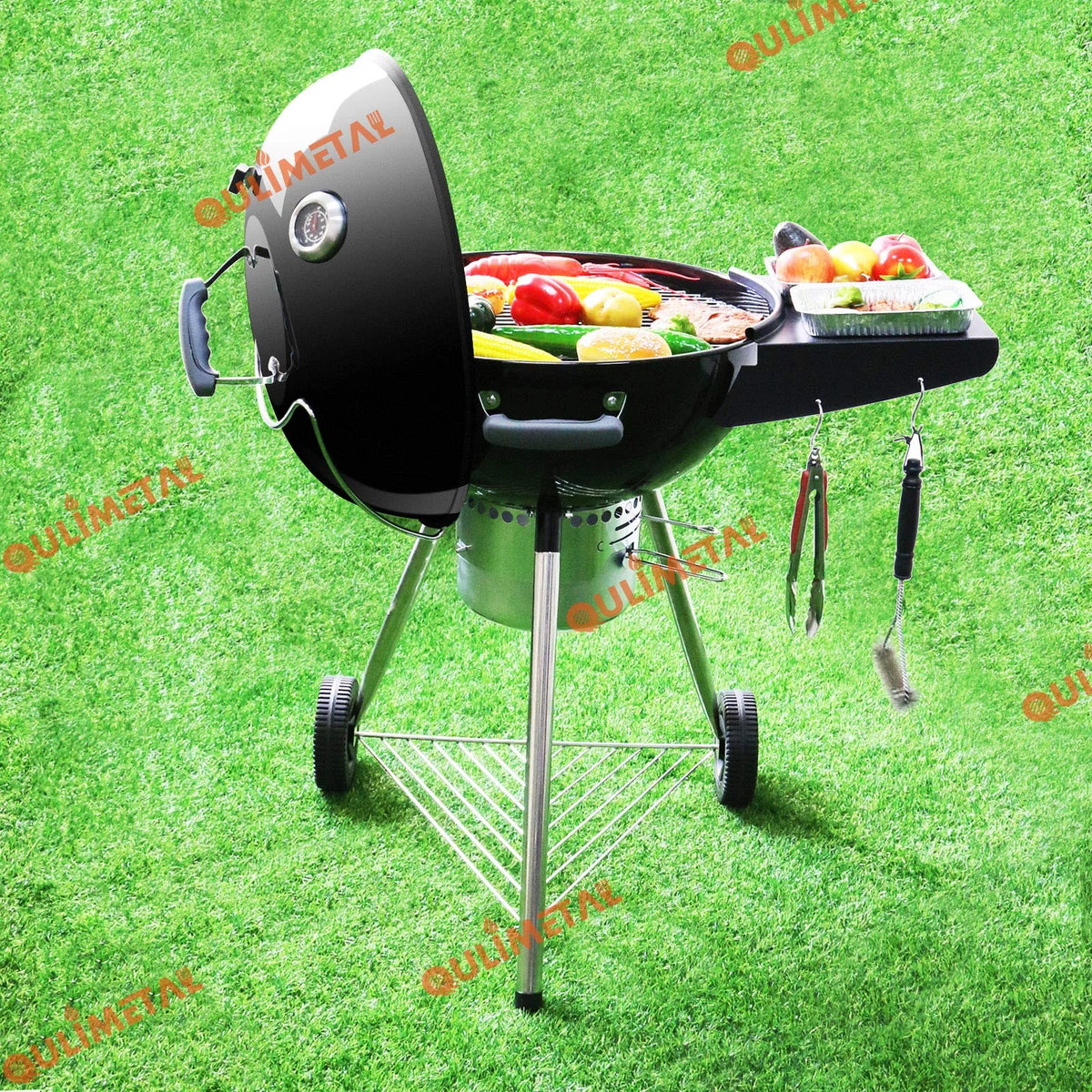 Slide a Side Lid Holder for Charcoal Kettle Grills S19057