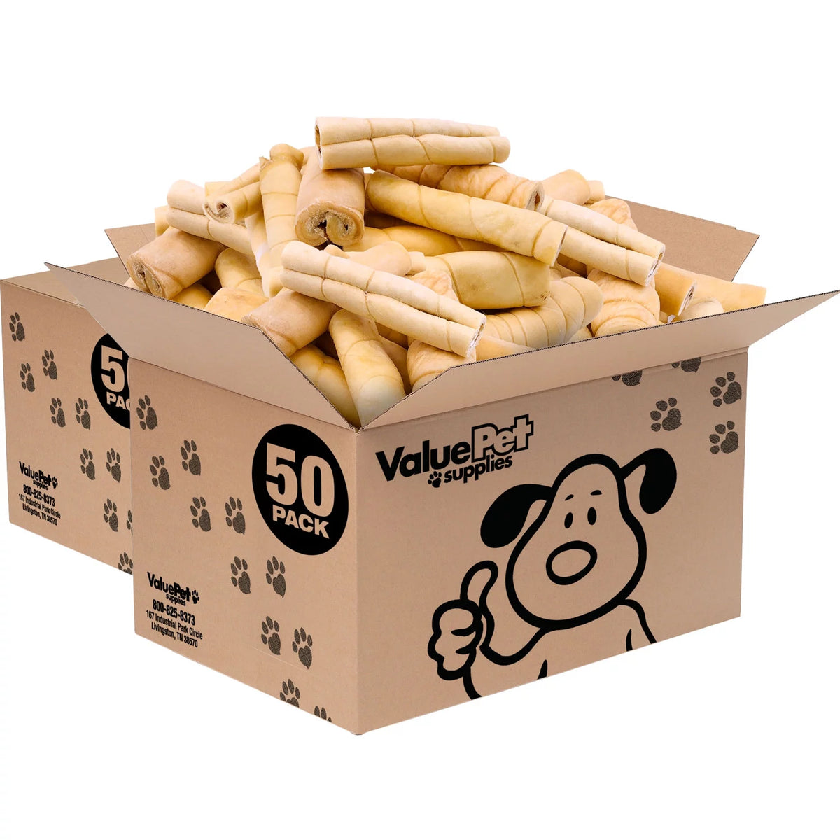Beef Dog Chews Jumbo 5-6 Inch 100 Count U512