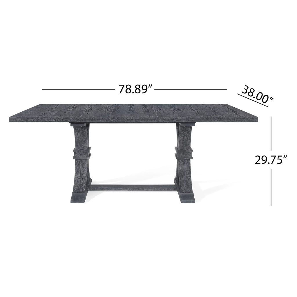 7-Piece Expandable Wood Dining Set W2214