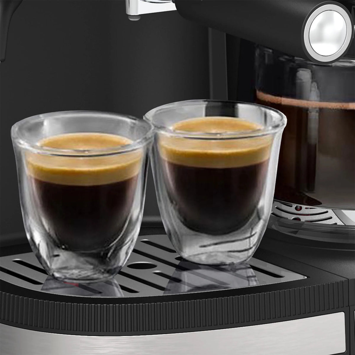 Stainless Steel Espresso and Drip Coffee Maker C5332