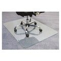 Glass Chairmat 60" x 48" Rectangle Clear M2103