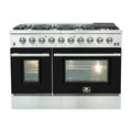 48 Inch Freestanding Gas Range in Black F7852