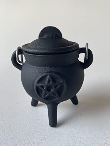 Cast Iron Cauldron with Lid and Handle I491769