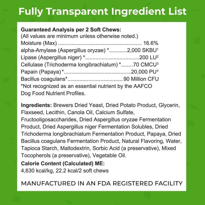 Dog Probiotics and Digestive Enzymes A20825