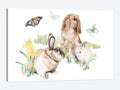 Canvas Art English Bunnies II Print Q88626
