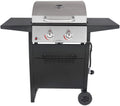 2-Burner Propane Gas Grill, Stainless and Black L15431