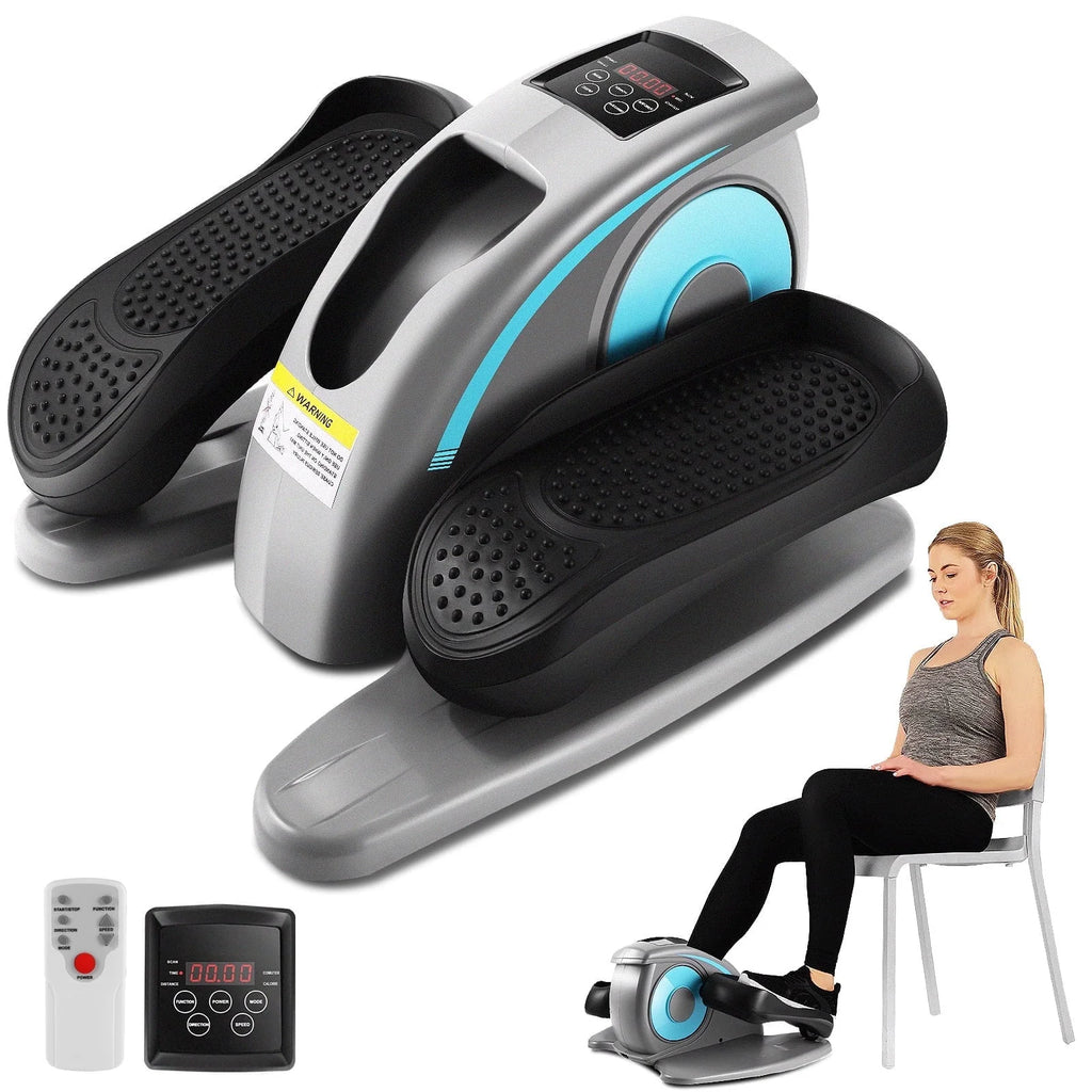 Under Desk Elliptical Pedal Exerciser with Remote & Data Monitor A725