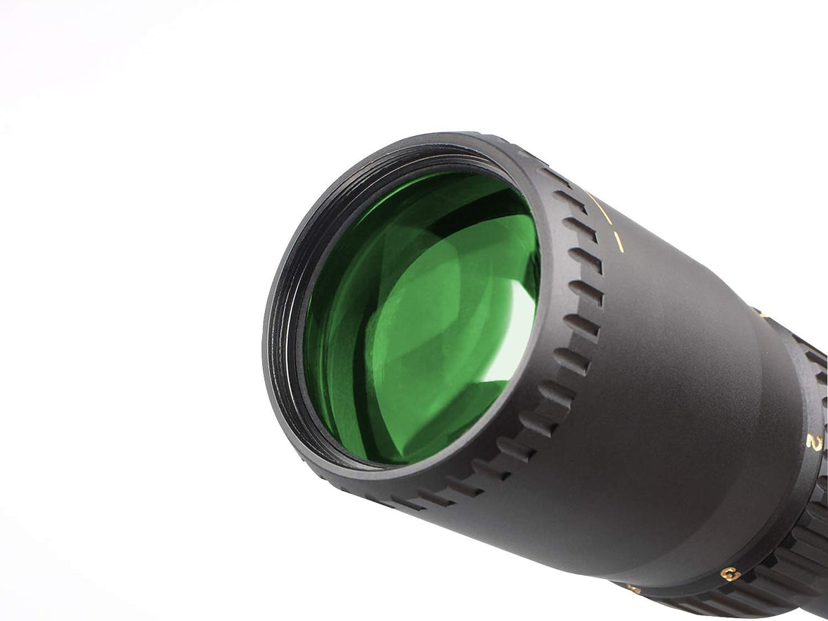 1-6X24 FFP Scope with Red/Green Illuminated Reticle and Scope Mount K6946