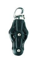 2 11/64x22 (55mm) Ball Bearing Fiddle Block with Swiveling Snap Shackle O3023
