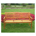 Brown Patio Bench O5027