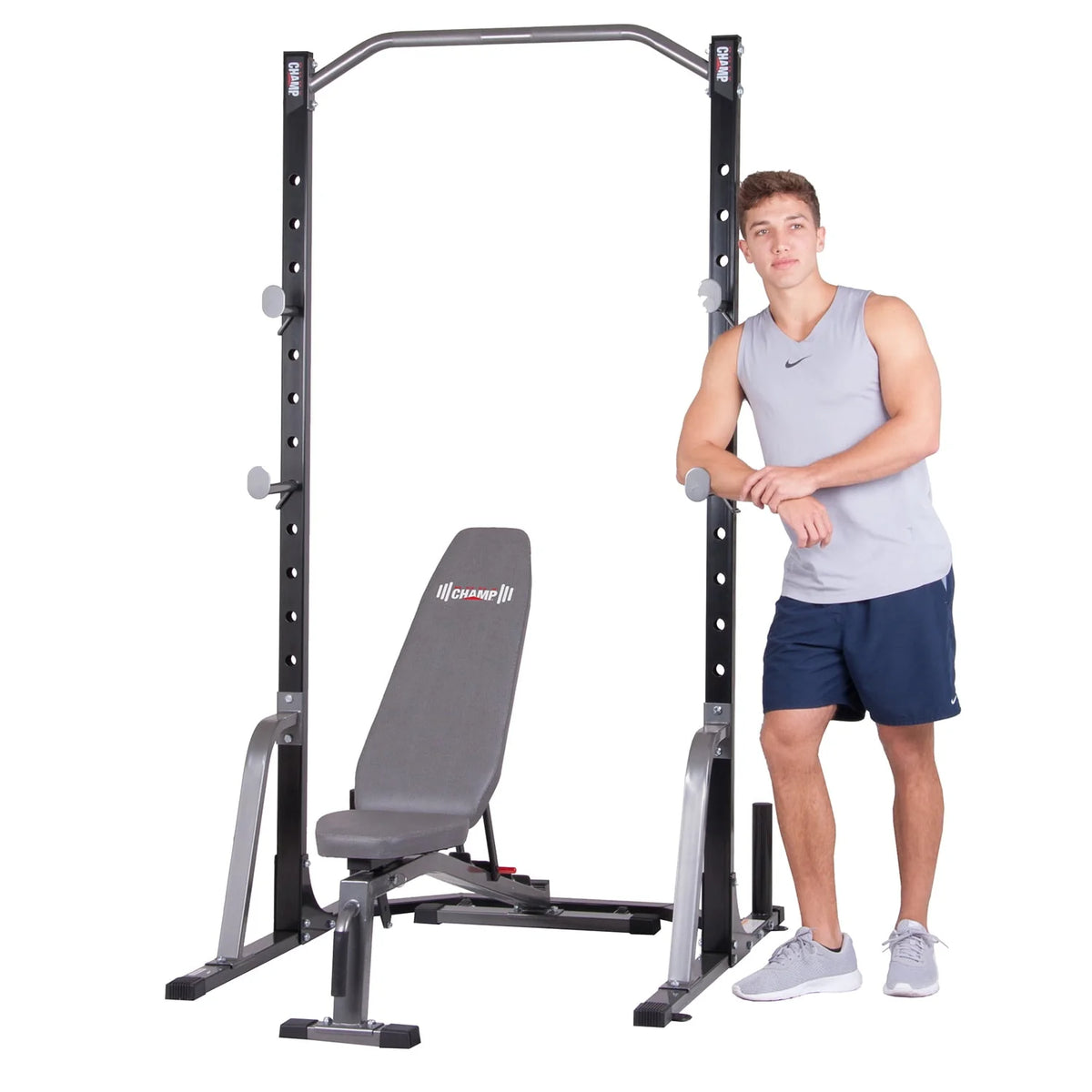 2-Pc Bench & Weight Rack W745