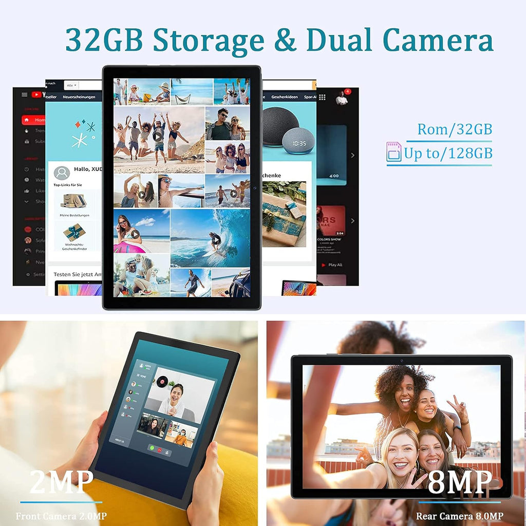 10 inch Android Tablet 32GB Black Z38657