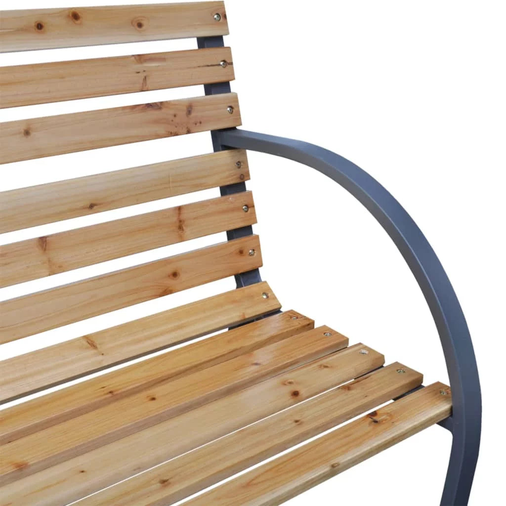 Solid Wood Fir Patio Bench F36387