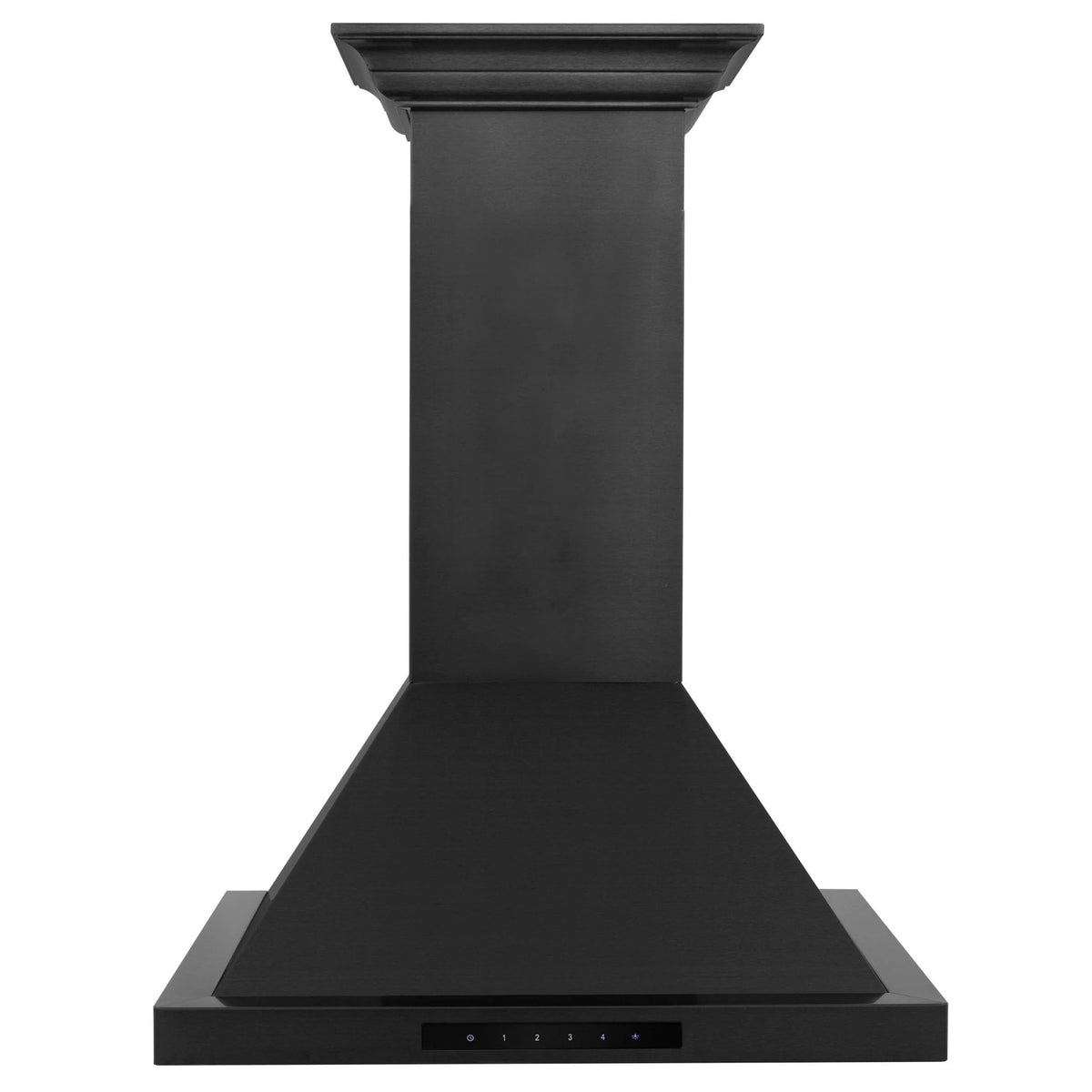 42 in. Convertible Vent Wall Mount Range Hood Black Stainless Steel W341615