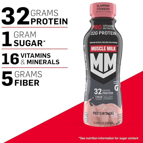 Intense Vanilla Protein Shake 32g Protein 1g Sugar 11.16 Fl Oz Pack of 12 S7347