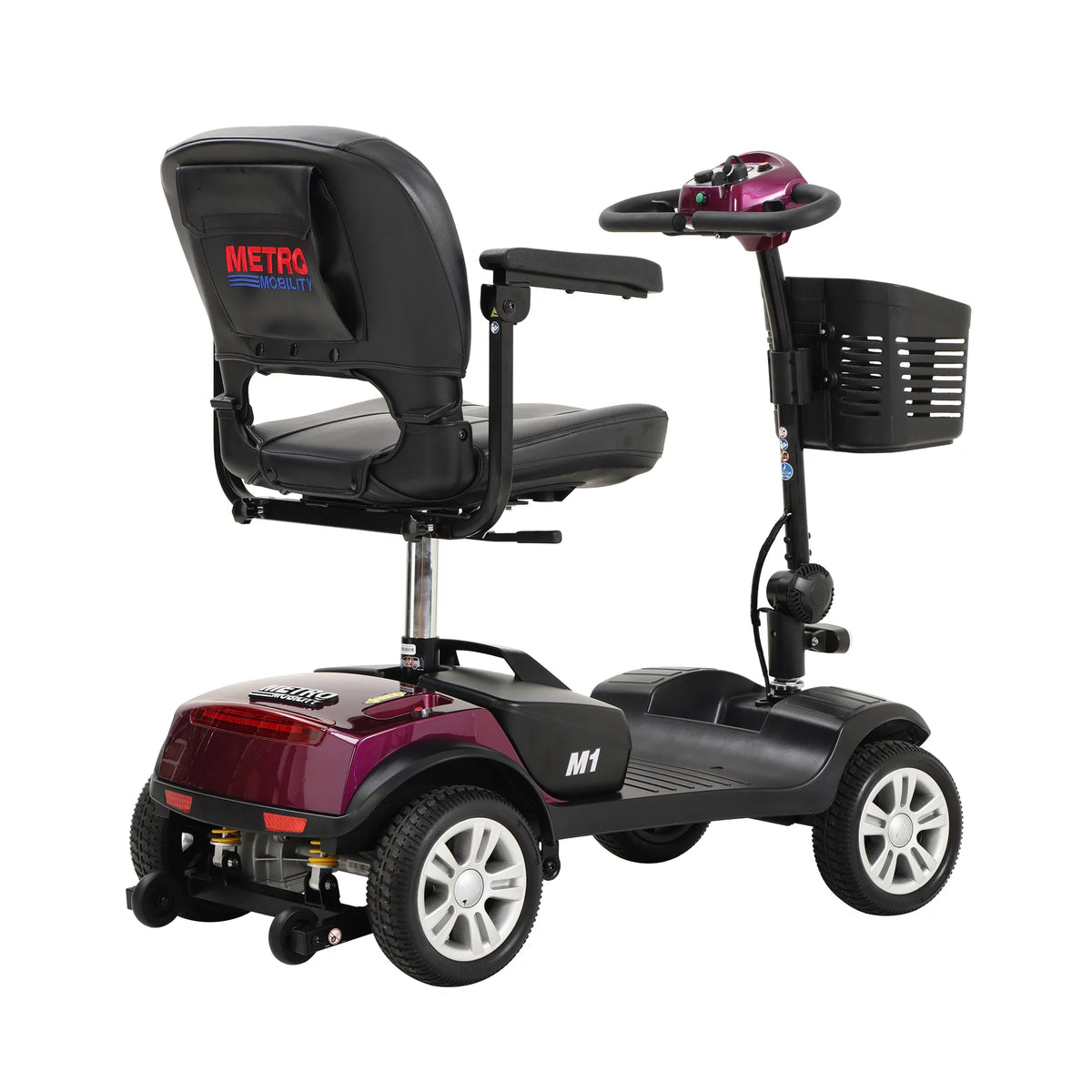 4 Wheels Compact Folding Mobility Scooter with Swivel Seat W67108