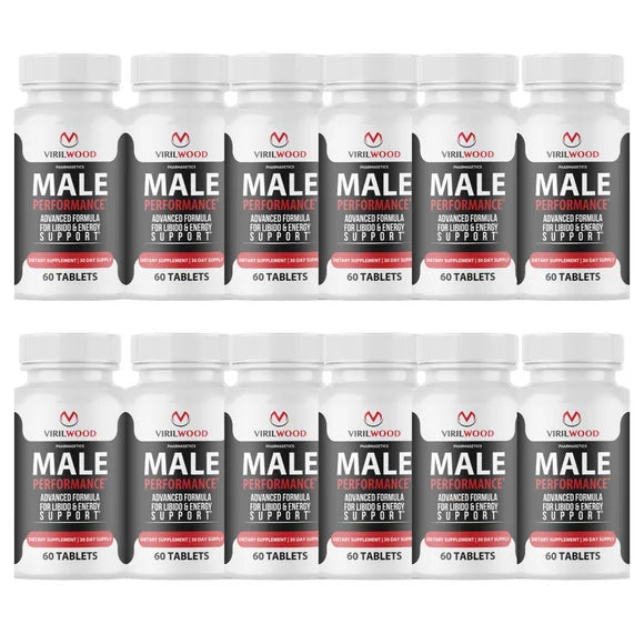 Performance & Drive Pills for Men - 12 Bottles V7112