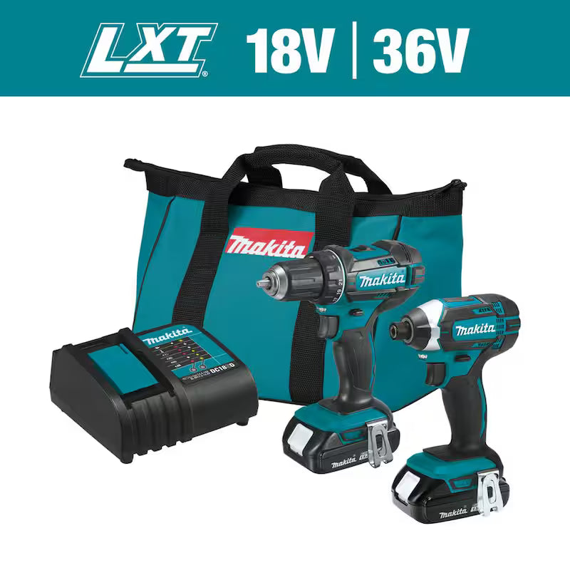 18V Lithium-Ion Cordless Compact 2-Piece Combo Kit X304
